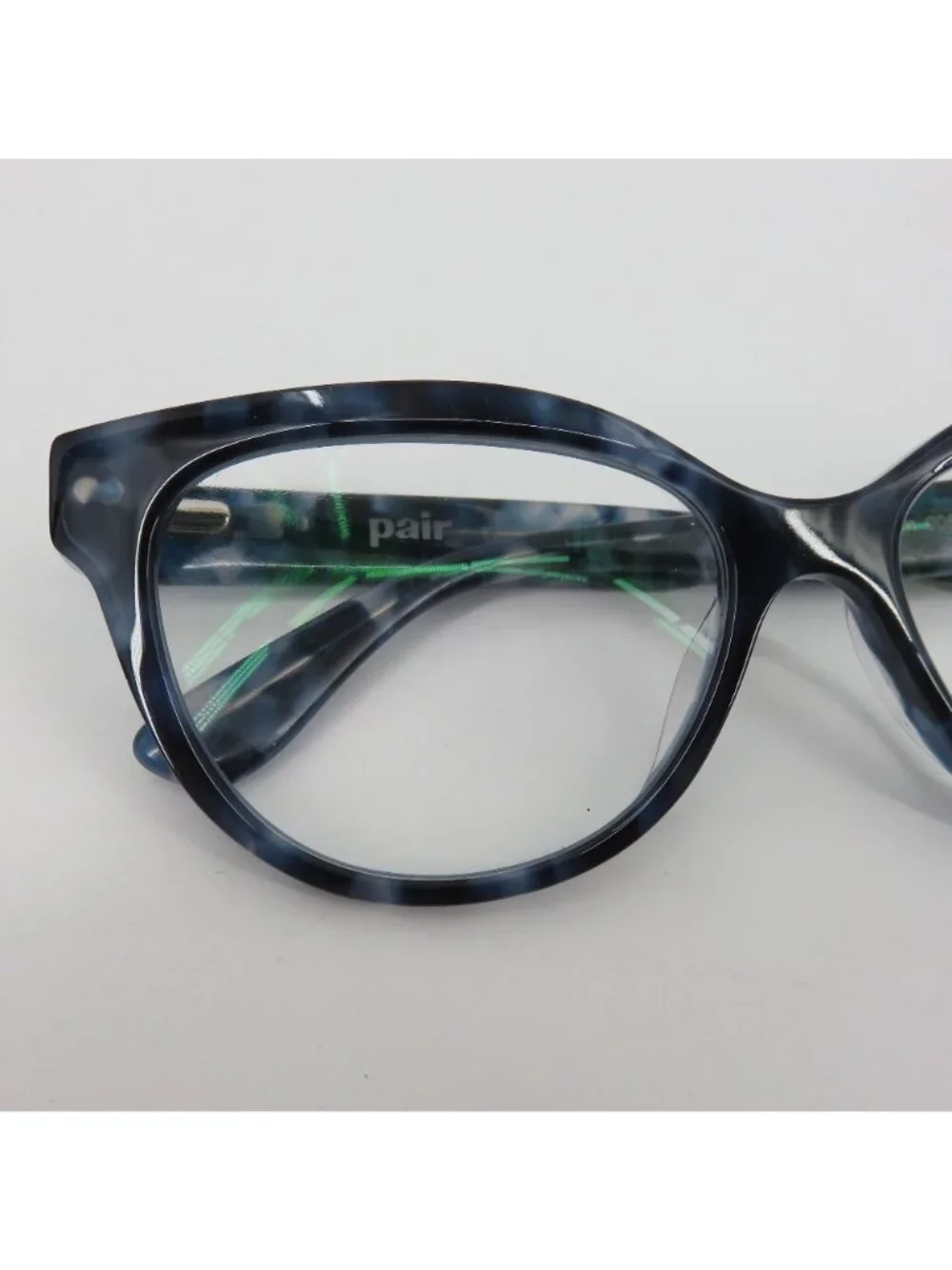 Pair The Quinn Blue Tortoise Eyewear Glasses Frames With Sunglasses Toppers